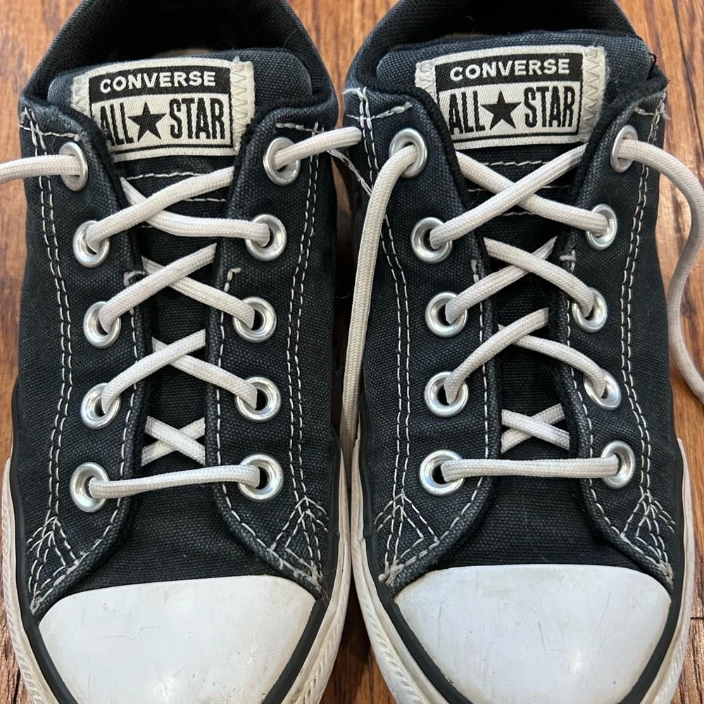 Converse Kids Black and White Sneakers